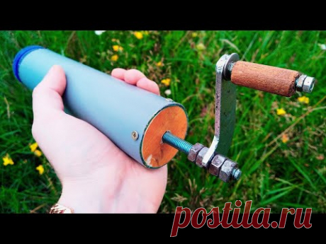КЛАССНАЯ ИДЕЯ ИЗ КУСКА ТРУБЫ И ОСТАТКОВ ФАНЕРЫ! - YouTube