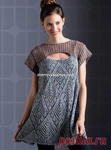 Туника с ажурной нижней деталью Tuscany Lace