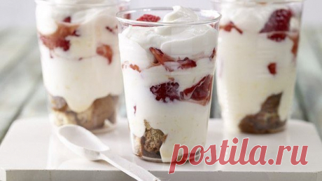 Творожный десерт с клубникой и кофе / Создавая прекрасное