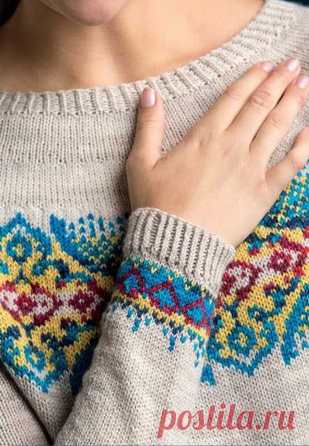 Вязание пуловера Byzantine Pullover - Вяжи.ру