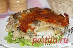 Судак с картофелем и грибами по-боярски | Харч.ру - рецепты для любителей вкусно поесть