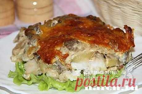 Судак с картофелем и грибами по-боярски | Харч.ру - рецепты для любителей вкусно поесть