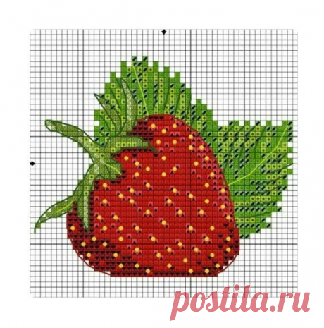 ​Вышиваем клубнику