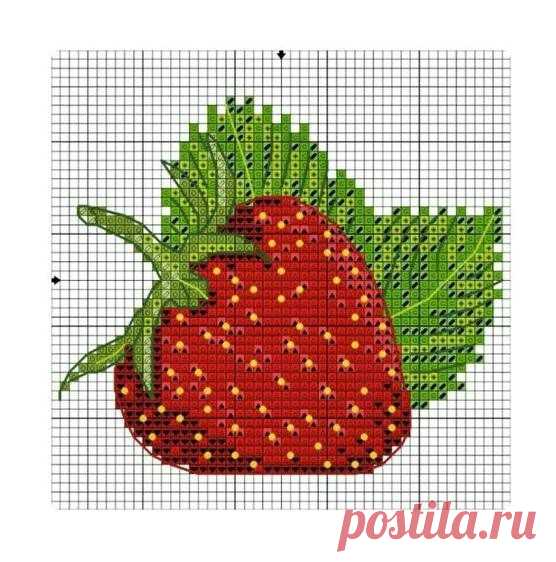 ​Вышиваем клубнику