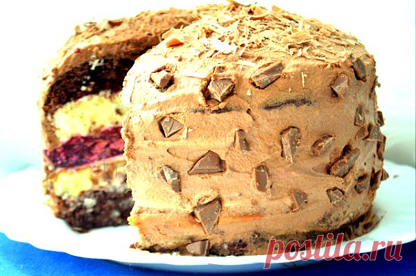 МНОГОСЛОЙНЫЙ ТОРТ *МИШЕЛЬ*.