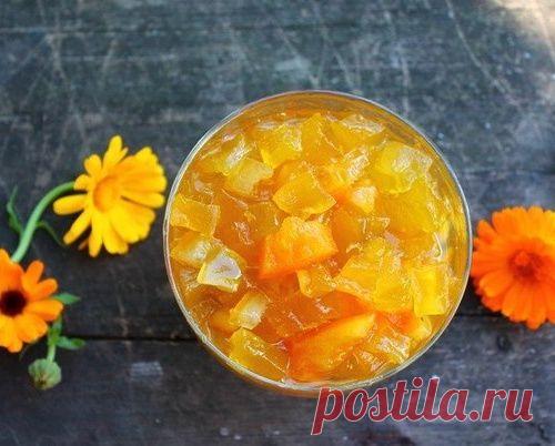 "Янтарное" варенье из кабачков