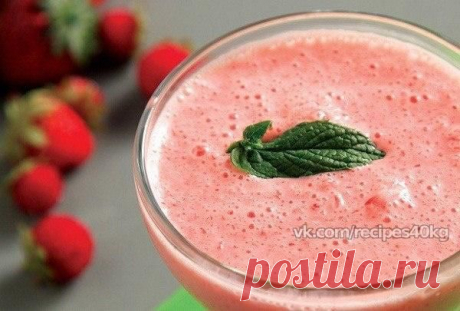 Клубничный коктейль | Семья и дом