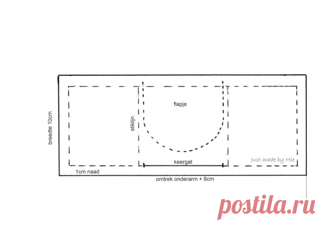 Just Made by Mie: Polsportemonnee