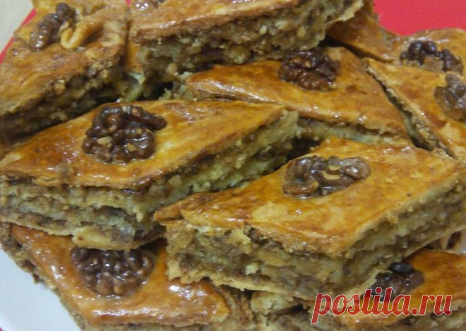 Медовая пахлава по-армянски - пошаговый рецепт с фото. Автор рецепта Евгения Рыжкова . - Cookpad