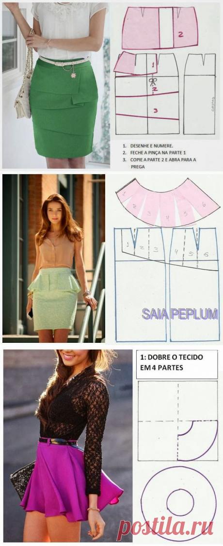 Юбки+выкройка.