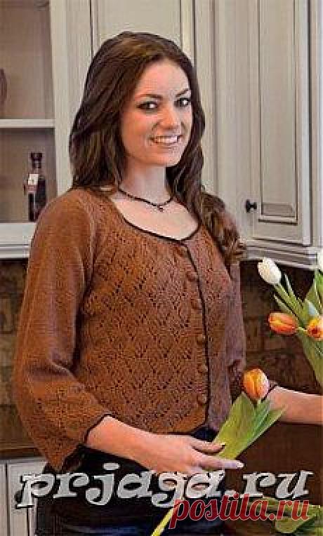 Вязание спицами для женщин - теплые кардиганы