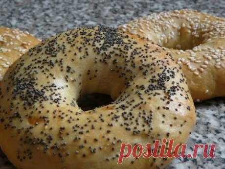 Бублики простой рецепт с маком и кунжутом