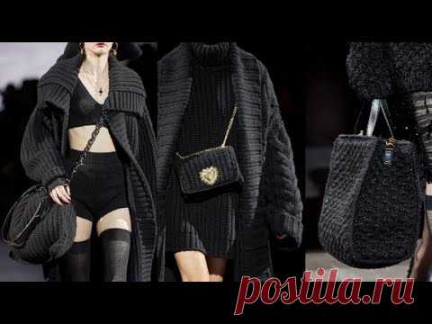Вязаные сумки модный тренд осень-зима 2020-2021 Knitted and crocheted bags fashion fall-winter 20-21 - YouTube #модныесумки #Knittedbags #вязаныесумки #сумки2021 #мода #осеньзима #сумкисподиума #fashion #trends2021 #Knittedbags #crochetbags #fallwinter2021
#вязанаямода #модноевязание