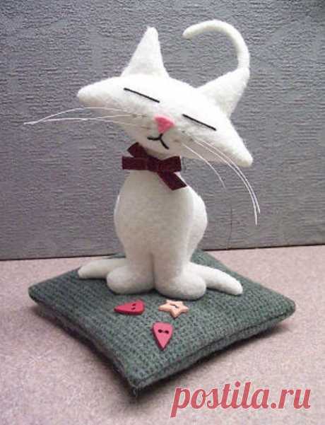 Котики. Мягкая игрушка. Выкройка.
