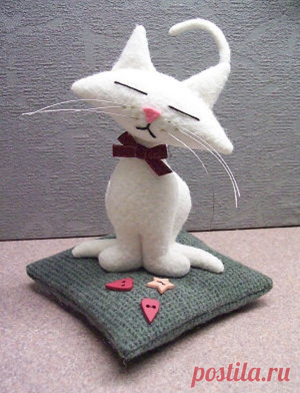 Котики. Мягкая игрушка. Выкройка.