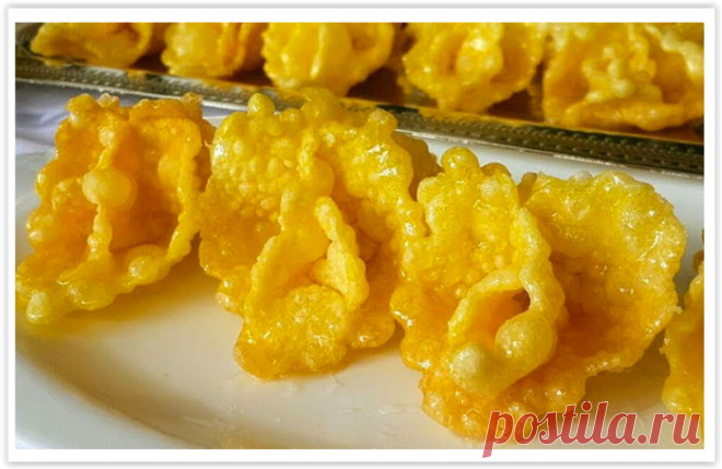 Медовый хворост к чаю: как из простого теста сделать вкуснейший хрустящий чак-чак!