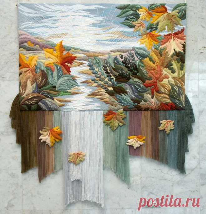 Живопись шерстью