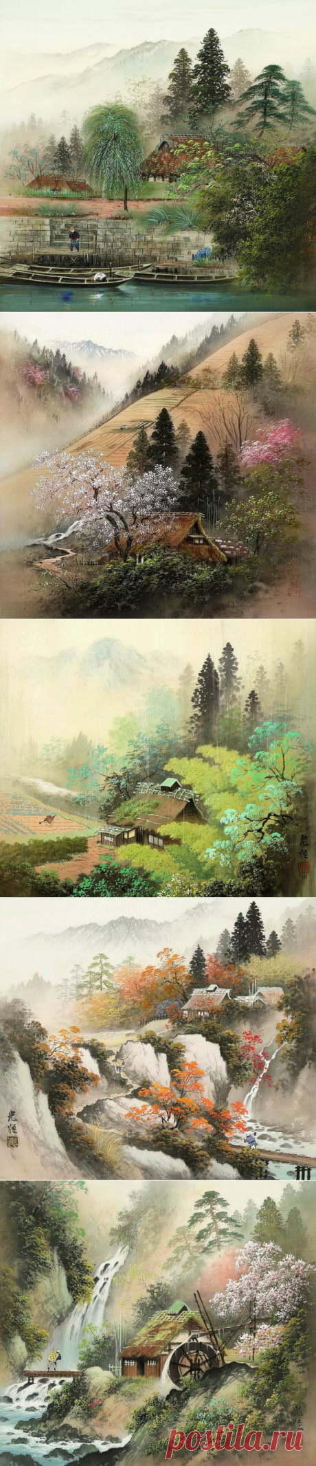 МАГИЯ ВОСТОКА В ПЕЙЗАЖАХ ЯПОНСКОГО ХУДОЖНИКА KOUKEY KOJIMA