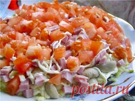 Салат «Наполеон» с грибами | Вкусные рецепты