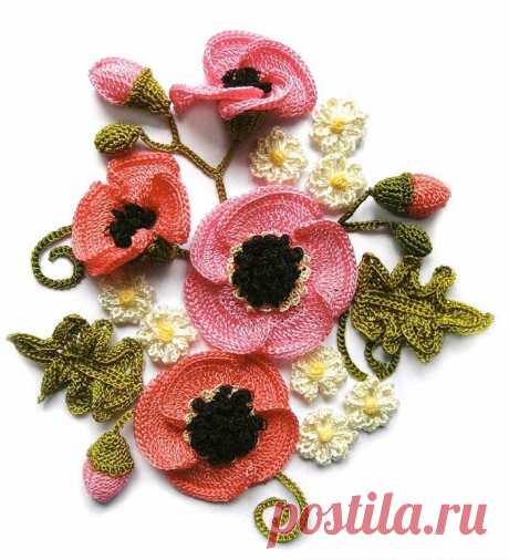 Share Knit and Crochet: Crochet Poppies