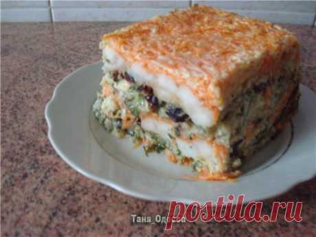 Рыбный торт