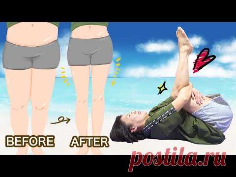 [14 минут] Лежа, станьте стройной нижней частью тела с двойной скоростью!