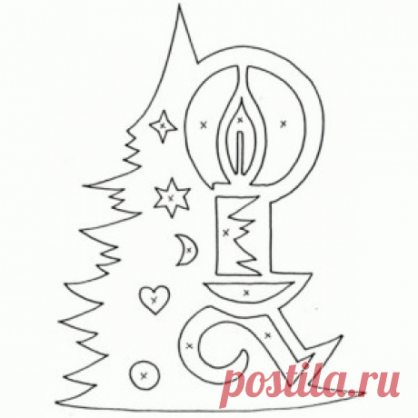 Новогодняя и рождественская елка — вытынанки | Творим вместе с детьми (Crafting with Kids)