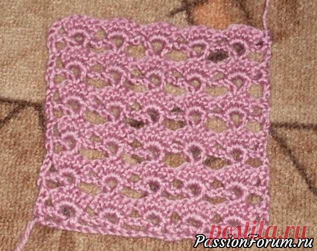 2. Совместное вязание пледа - квадрат с кружевным узором - запись пользователя roMawka (Мария) в сообществе Вязание крючком в категории Вязальная Авантюра