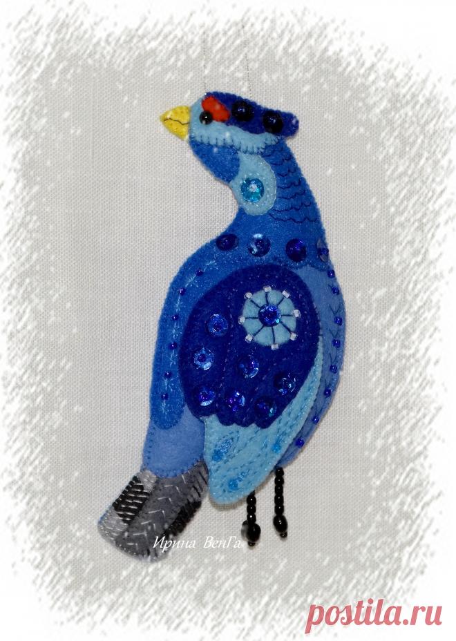 Ёлочная игрушка. Фетр.

"Тетерев".

Авторская работа.