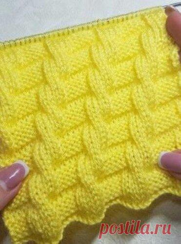 Легкие способы вязания косичек спицами- ложные косы- 8 схем. | NataliyaK | Яндекс Дзен