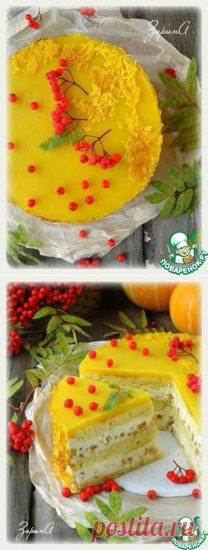 Тыквенный десертный торт - кулинарный рецепт