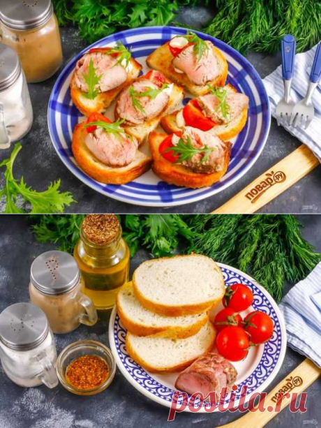 Канапе с ростбифом | Вкусные кулинарные рецепты