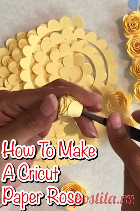 Dec 31, 2020 - Learn how to make a paper rose with your Cricut plus get the free rolled flower template while you're here. Paper flowers are so fun to make!