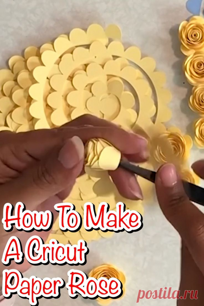 Dec 31, 2020 - Learn how to make a paper rose with your Cricut plus get the free rolled flower template while you're here. Paper flowers are so fun to make!
