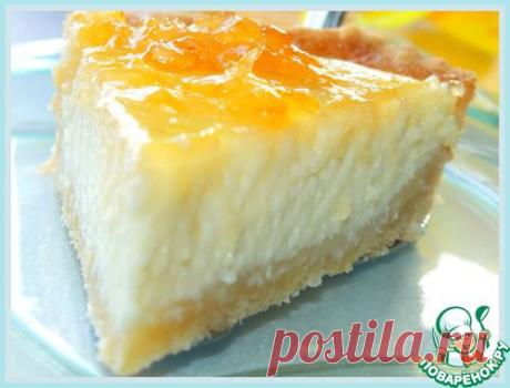 Творожный тарт с лимонным джемом - кулинарный рецепт