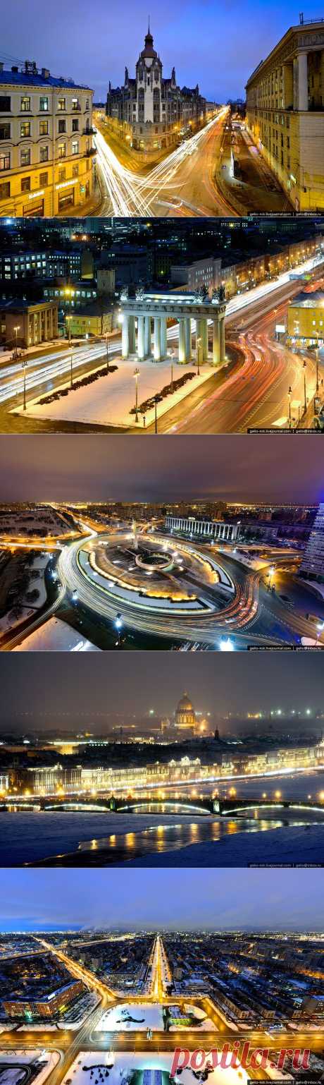 night_in_city: Санкт-Петербург зимой