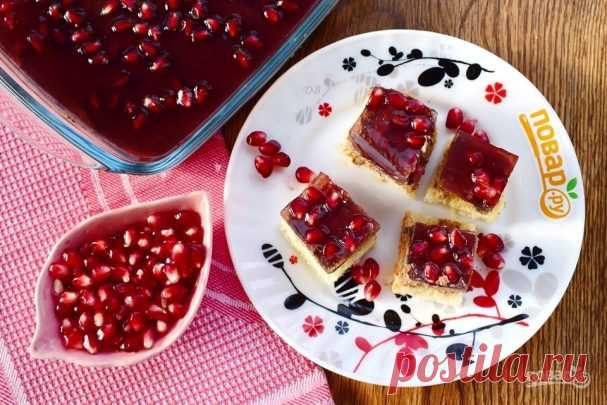 Паштет из куриной печени с коньяком и гранатовым желе - пошаговый рецепт с фото на Повар.ру