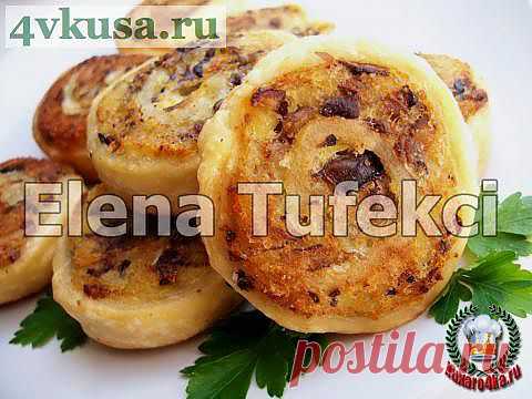 «Картофельно-грибные завитушки» | 4vkusa.ru
