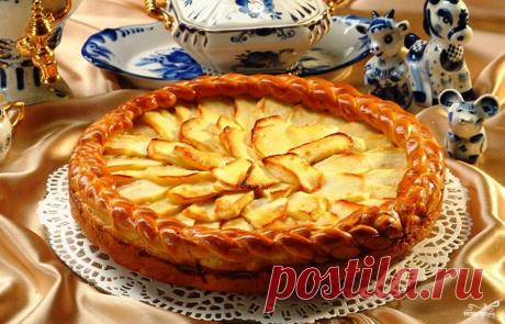 Постный пирог с яблоками - пошаговый кулинарный рецепт на Повар.ру