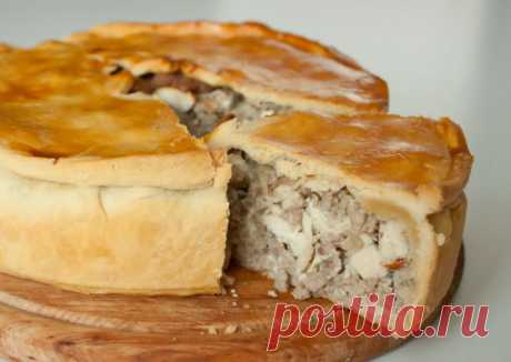 Пирог с курицей и свининой — КУЛИНАРНЫЙ БЛОКНОТ