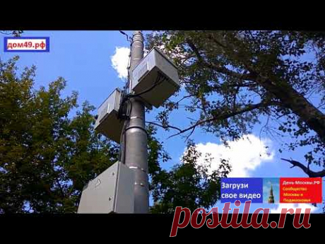 Вышка сотовой связи рядом с домом 2 корпус 1-3 по улице 1 я Крестьянская, Мытищи