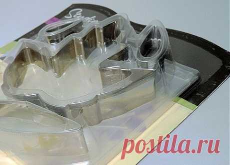 Набор формочек металлических и пластиковых текстурных пластин Studio Shape Makers &quot;листья 3&quot;, упаковка 4 формочки + 4 пластины