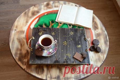 Создаем деревянные поднос «Доброе утро, моя дорогая...»