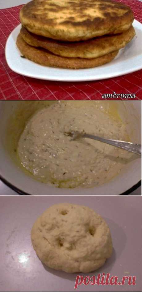 Монастырские лепешки на рассоле (постные!) - со сковороды.