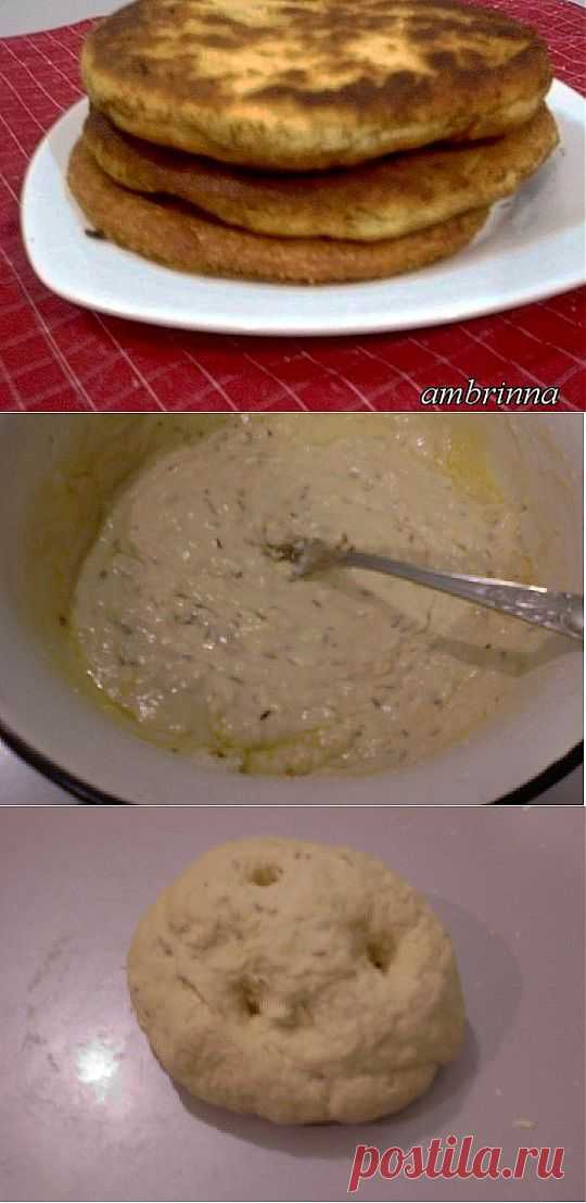 Монастырские лепешки на рассоле (постные!) - со сковороды.