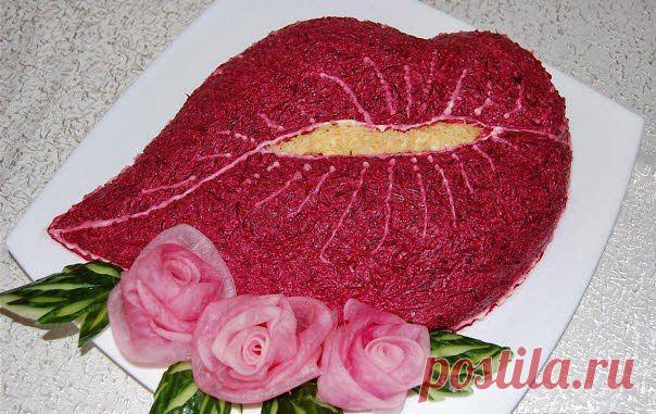 Кулинарные Рецепты и Новости:  Салат Поцелуй любовницы