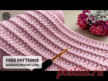 SUPER-DUPER EASY Crochet Pattern for Beginners! ⚡️😍 New Crochet Stitch for Baby Blanket & Bag
