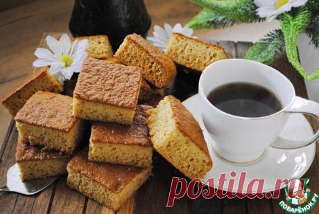 Медовая коврижка к чаю Кулинарный рецепт