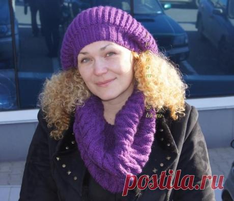 Снуд аранским узором - Ярмарка Мастеров - ручная работа, handmade