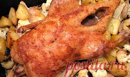 Утка в духовке с картошкой / Блюда из утки / TVCook: пошаговые рецепты с фото